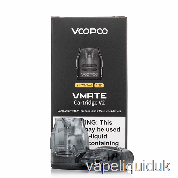 VOOPOO Vmate V2 Replacement Pods 1.2ohm Vmate V2 Pods Vape Juice